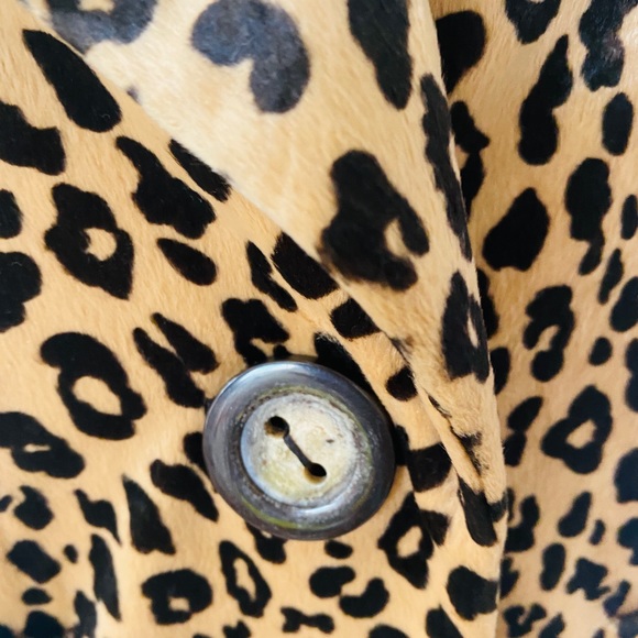 Apt.9 Vintage inspired 100 Leopard Cropped Coat , NWT - Picture 7 of 10